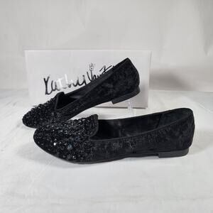 Kathy Van Zeeland NEW Rayna Jewel Embellished Leather Womens 7.5 Ballet Flats